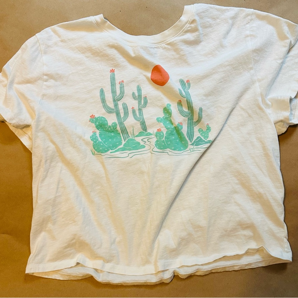 American Eagle Outfitters Cream T-Shirt